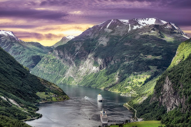 Norwegia fjordy